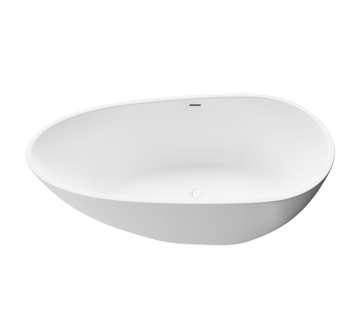 Ванна акриловая Grossman Fly GR-1103M 160х80 отдельностоящая овальная с ножками - фото 4